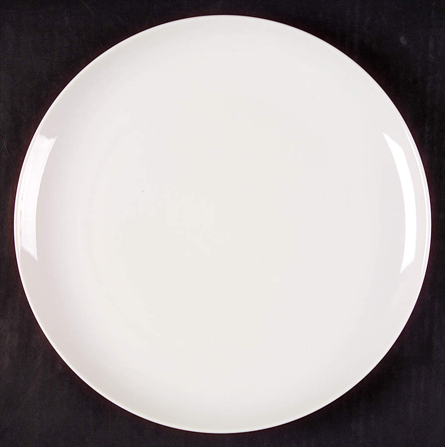 Arzberg White (Form Shape 2000) Service Plate (Charger) by Arzberg-1
