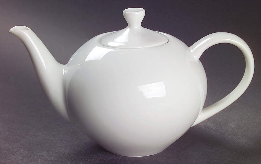 Arzberg White (Form Shape 2000) Individual Teapot & Lid by Arzberg-1