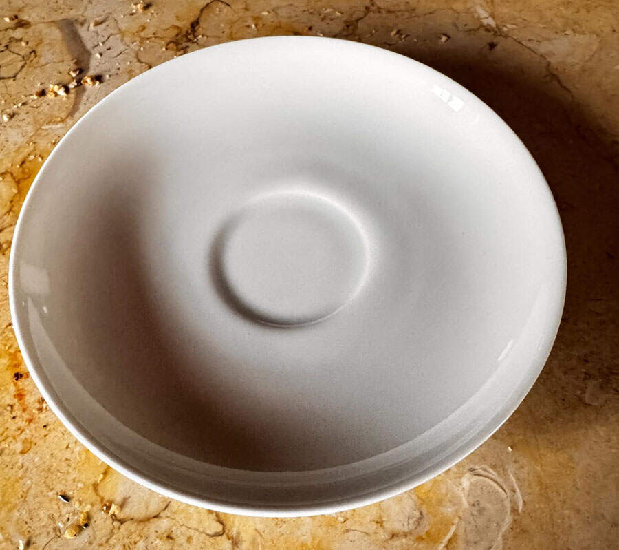 Arzberg White (Form Shape 2000) Saucer for Flat Cup by Arzberg-1