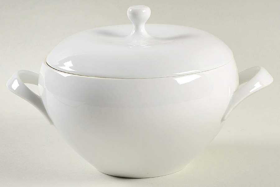 Arzberg White (Form Shape 2000) 1 Qt Round Covered Casserole by Arzberg-1