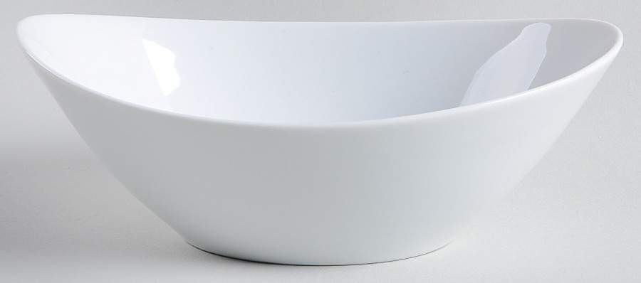 Arzberg White (Form Shape 2000) 7" Oval Vegetable Bowl by Arzberg-1