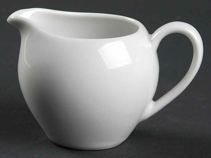 Arzberg White (Form Shape 2000) Mini Creamer by Arzberg-1