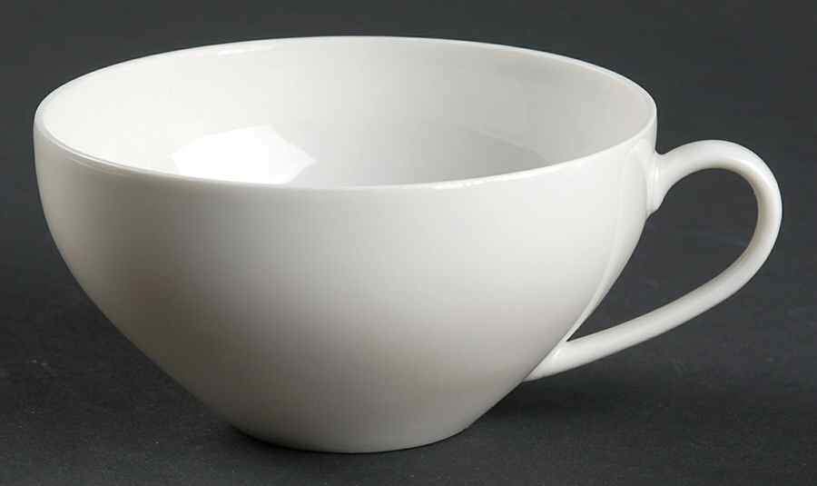 Arzberg White (Form Shape 2000) Flat Cup by Arzberg-1