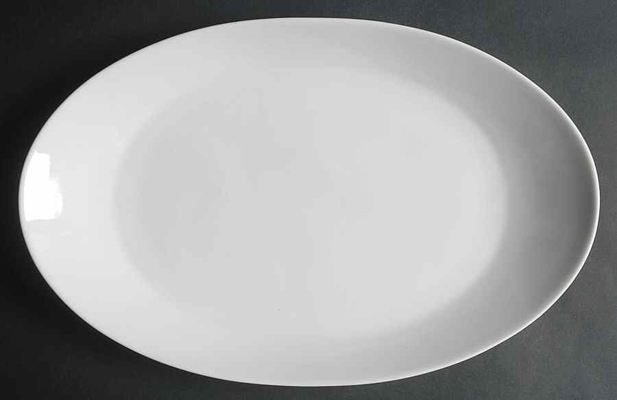 Arzberg White (Form Shape 2000) 15" Oval Serving Platter by Arzberg-1
