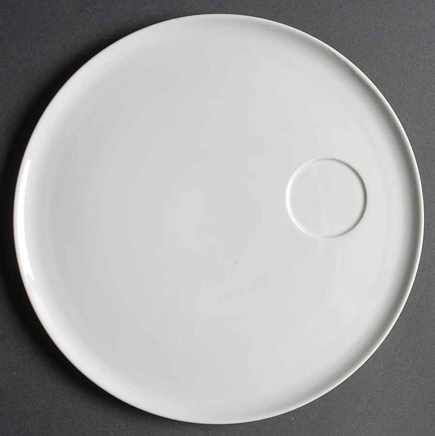 Arzberg White (Form Shape 2000) Snack Plate by Arzberg-1