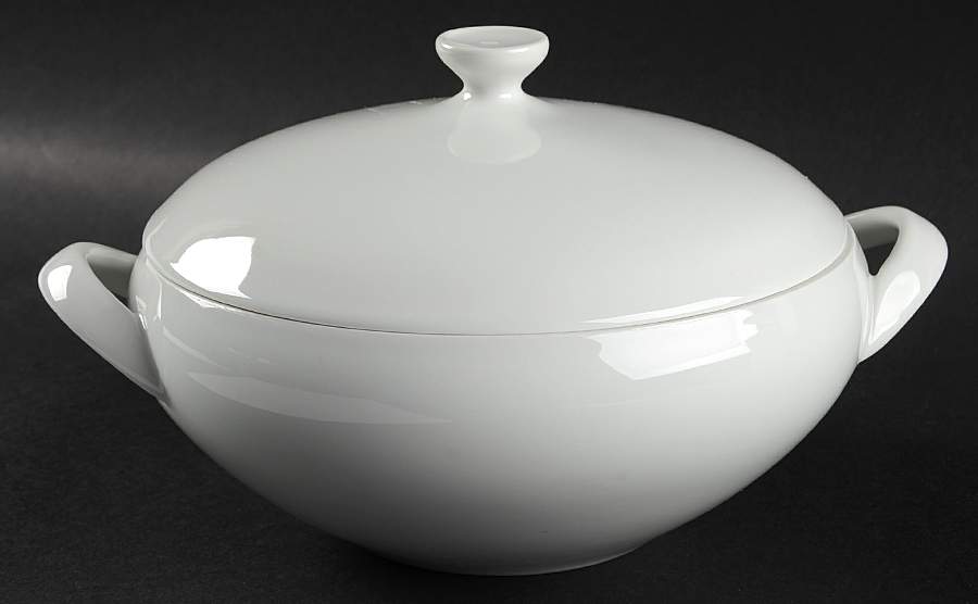Arzberg White (Form Shape 2000) 1.5 Qt Round Covered Casserole by Arzberg-1