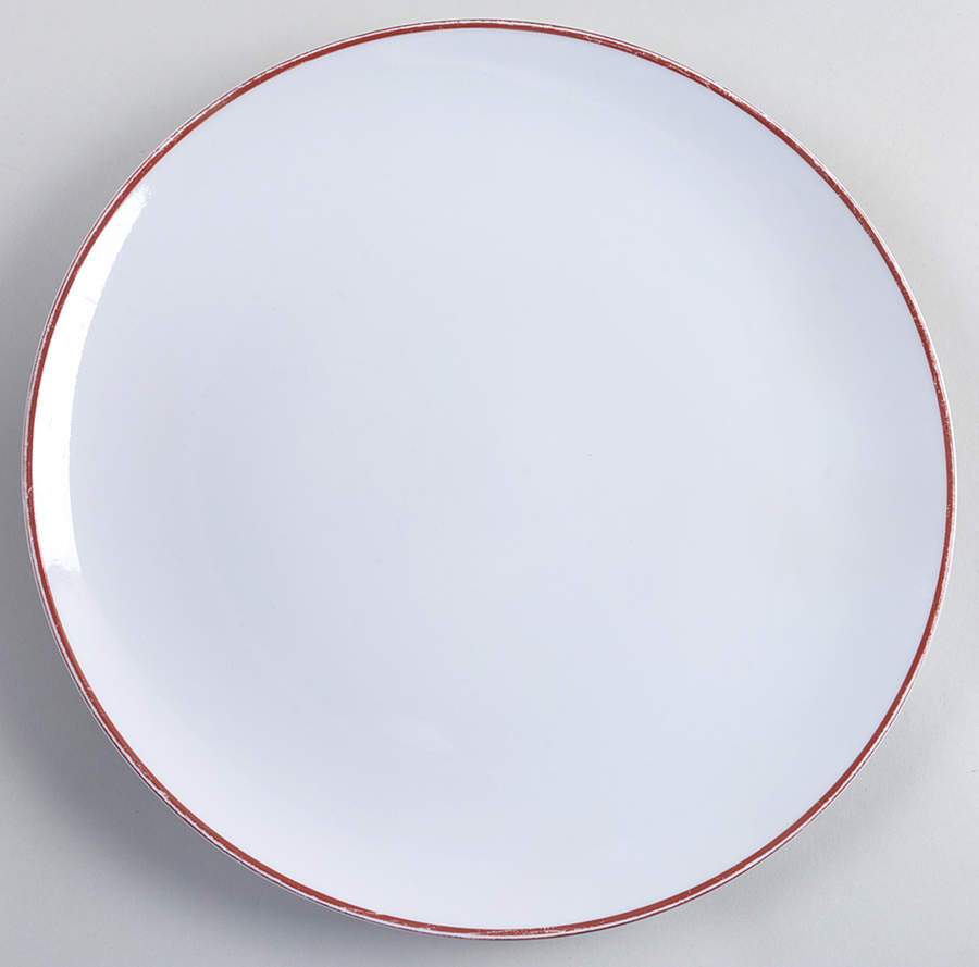 Contrast (Red Trim) 12" Chop Plate (Round Platter) by Arzberg-1