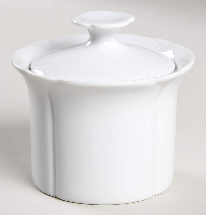 Corso White Sugar Bowl & Lid by Arzberg-1