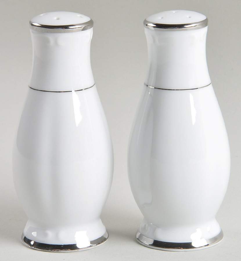 Empress White Salt & Pepper Set by Ashcraft-1