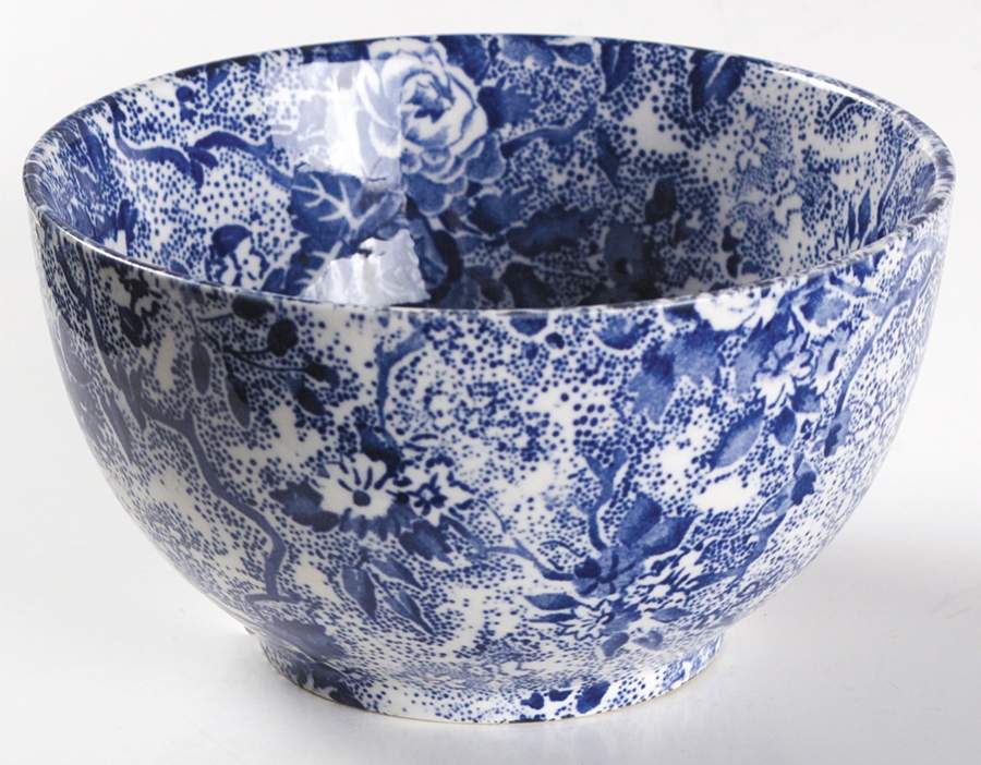Chintzware Blue Open Rice/Sugar Bowl by Laura Ashley-1