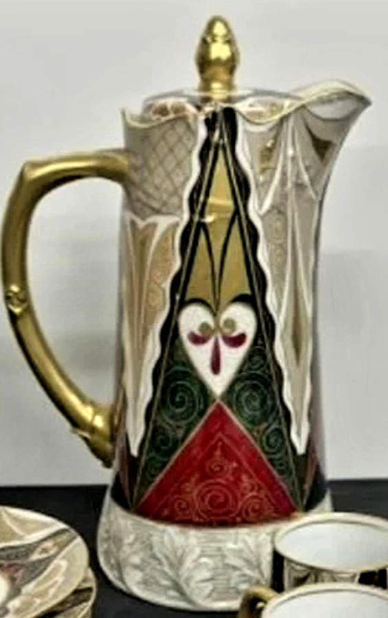 Alhambra Coffee Pot & Lid by Carl.F Boseck & Co-1