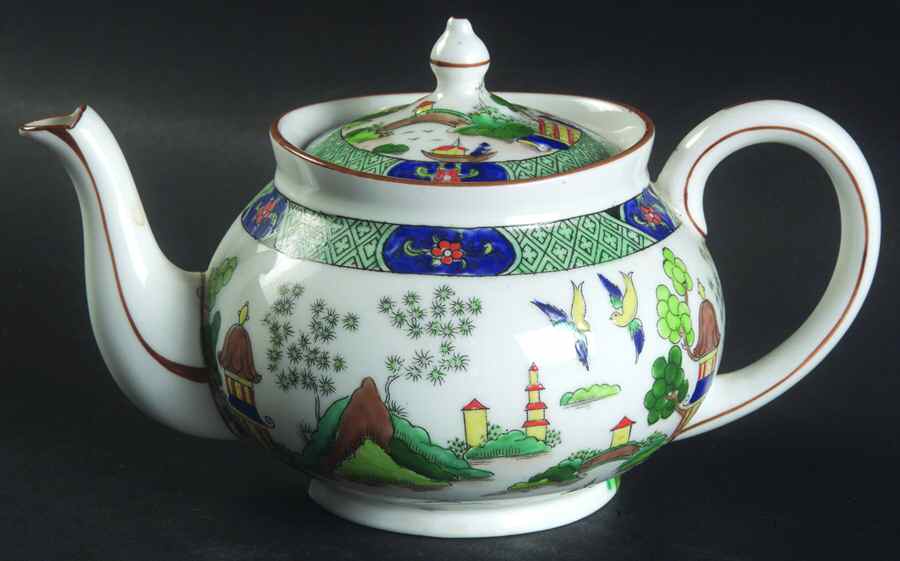 1242 Individual Teapot & Lid by John  Aynsley & Sons-1