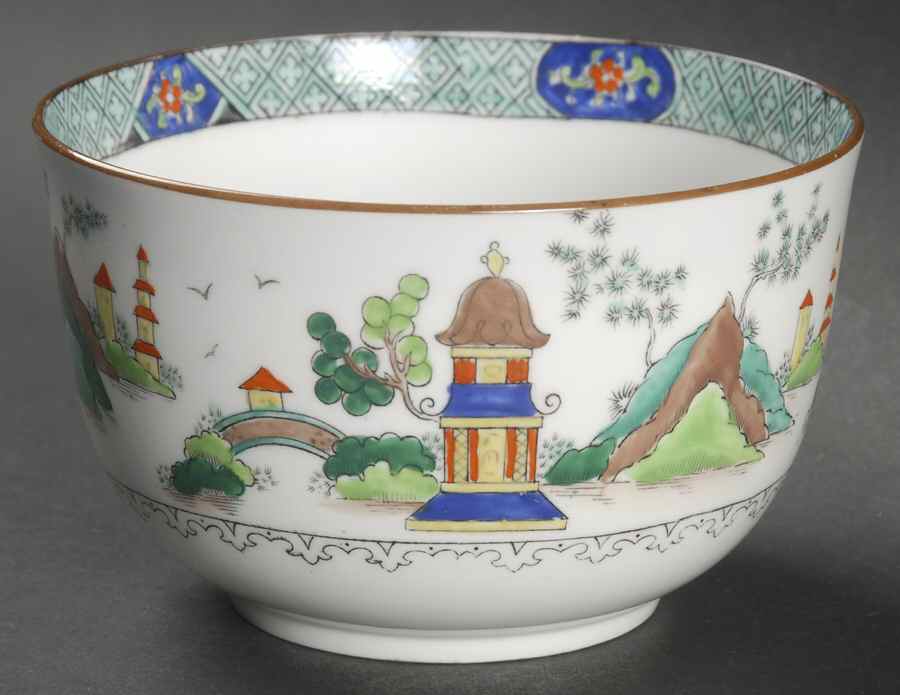 1242 Cranberry Bowl by John  Aynsley & Sons-1