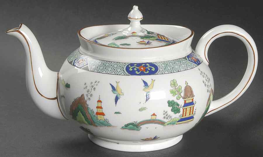 1242 Teapot & Lid by John  Aynsley & Sons-1
