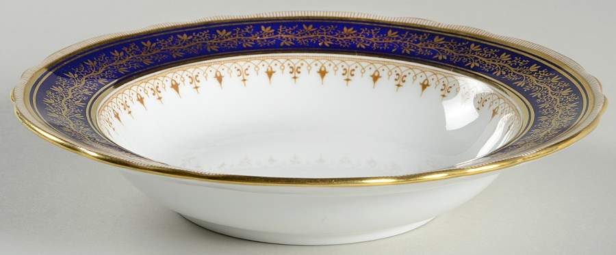 7098 Cobalt Rim Soup Bowl by John  Aynsley & Sons-1
