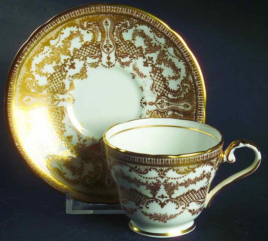 7949 Footed Demitasse Cup & Saucer Set by John  Aynsley & Sons-1