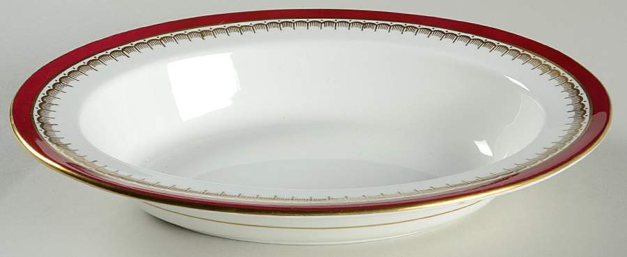 Ambassador Maroone 10" Oval Vegetable Bowl by John  Aynsley & Sons-1
