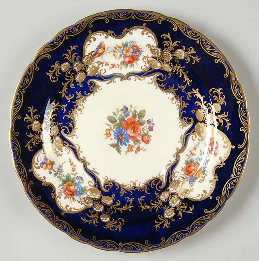 Aristocrat Cobalt Blue Salad Plate by John  Aynsley & Sons-1
