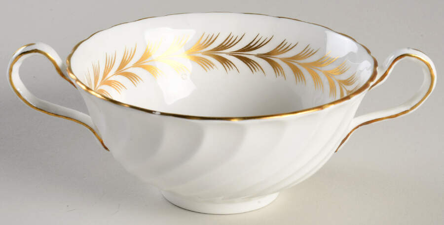 Arundel Flat Cream Soup Bowl by John  Aynsley & Sons-1