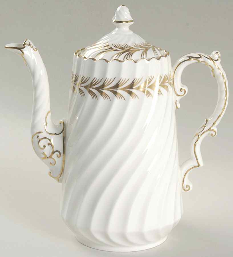 Arundel Mini Coffee Pot & Lid by John  Aynsley & Sons-1