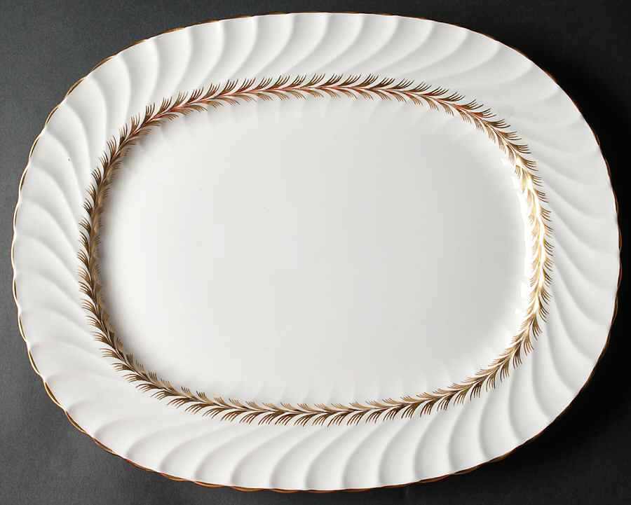 Arundel 15" Oval Serving Platter by John  Aynsley & Sons-1