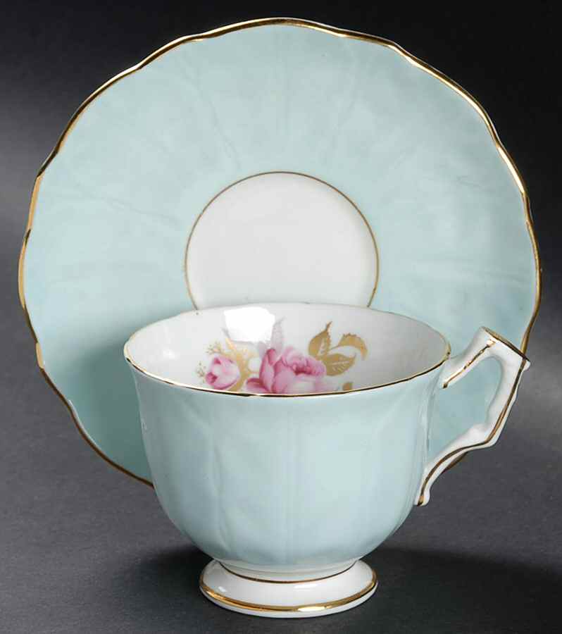 27189 Footed Cup & Saucer Set by John  Aynsley & Sons-1