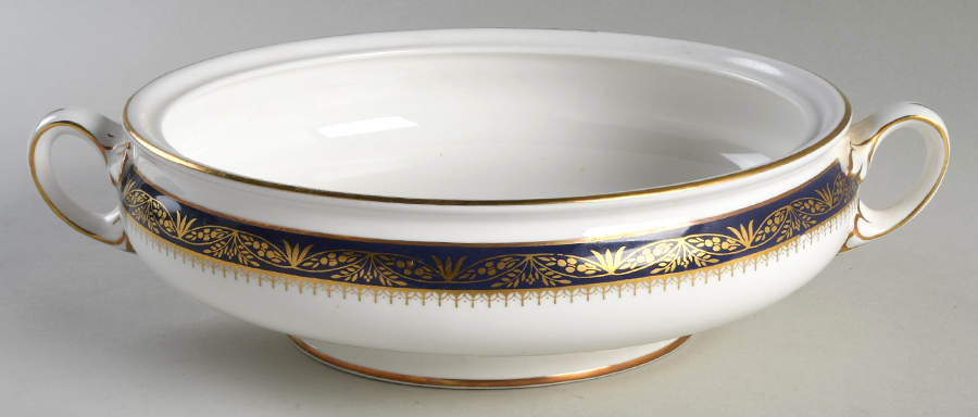 Balmoral Blue Round Vegetable No Lid by John  Aynsley & Sons-1