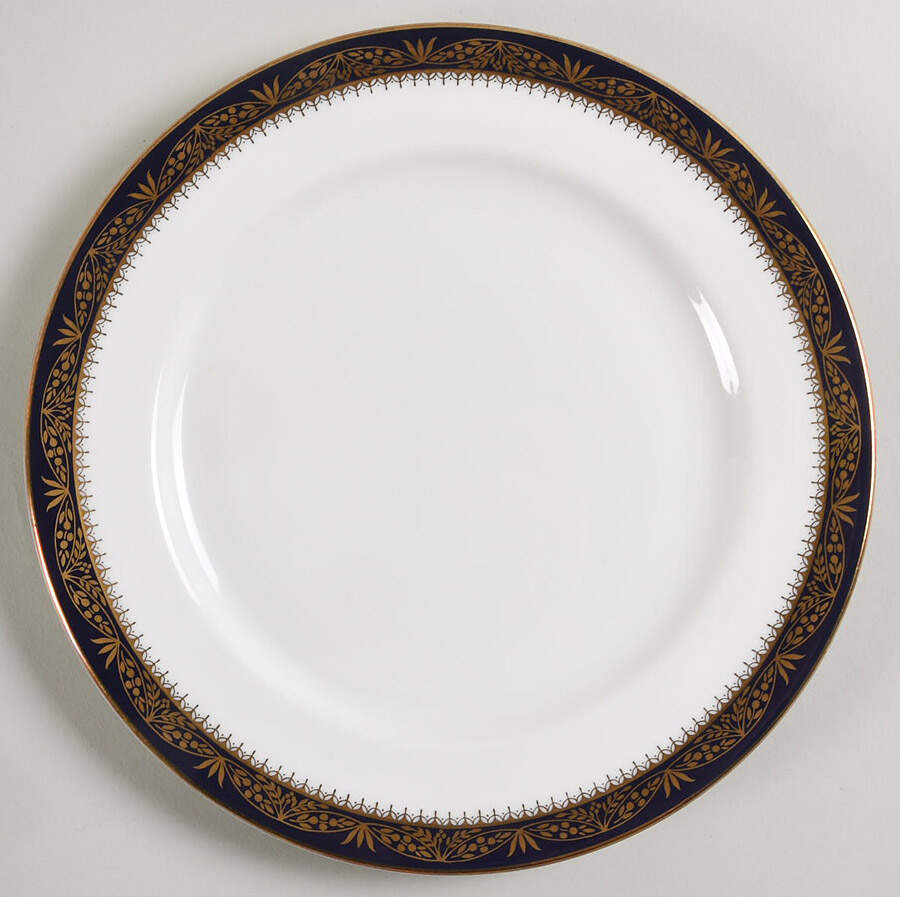 Balmoral Blue Luncheon Plate by John  Aynsley & Sons-1
