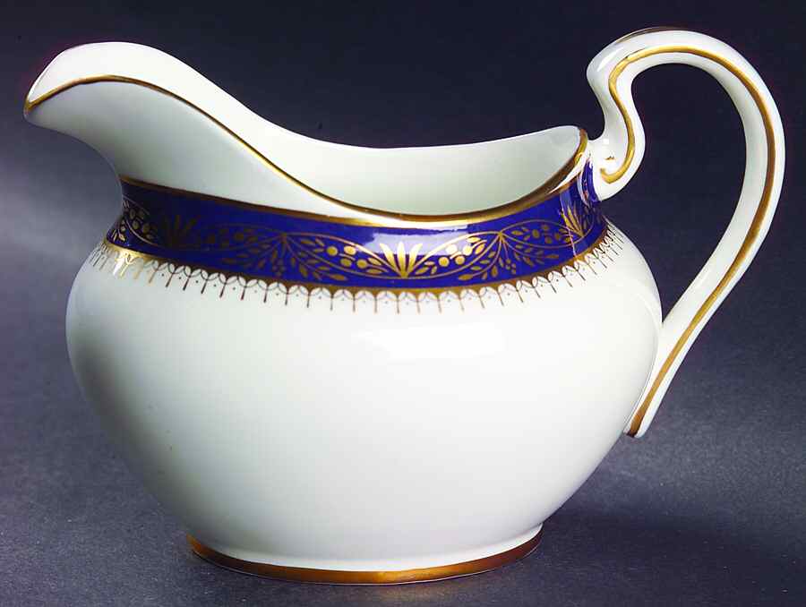 Balmoral Blue Creamer by John  Aynsley & Sons-1