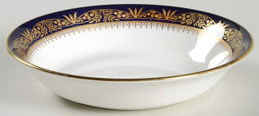 Balmoral Blue Fruit/Dessert (Sauce) Bowl by John  Aynsley & Sons-1