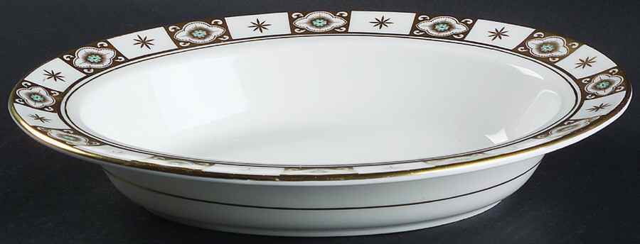 Belmont (Smooth) 10" Oval Vegetable Bowl by John  Aynsley & Sons-1