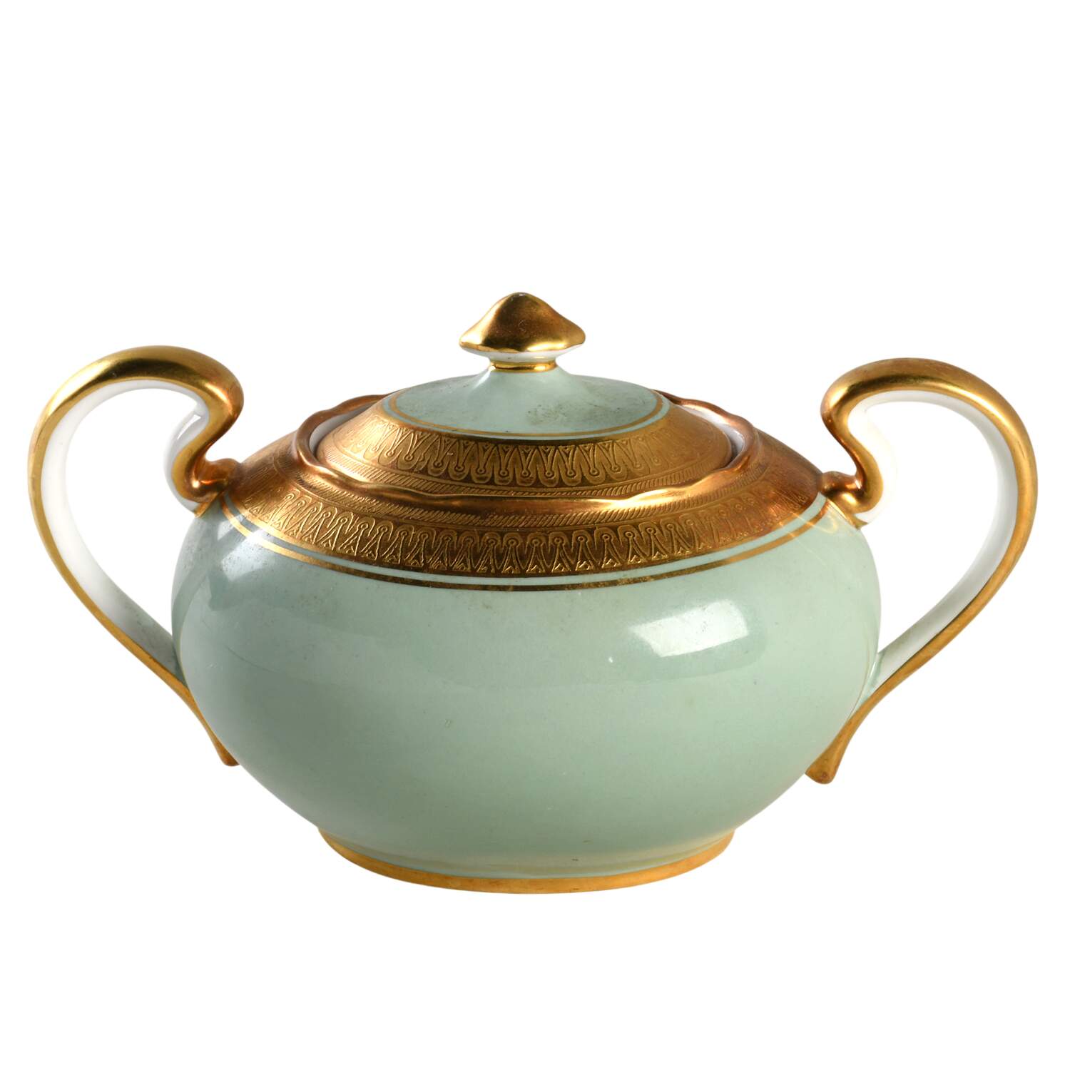 Berkeley (Scalloped) Sugar Bowl & Lid by John  Aynsley & Sons-1