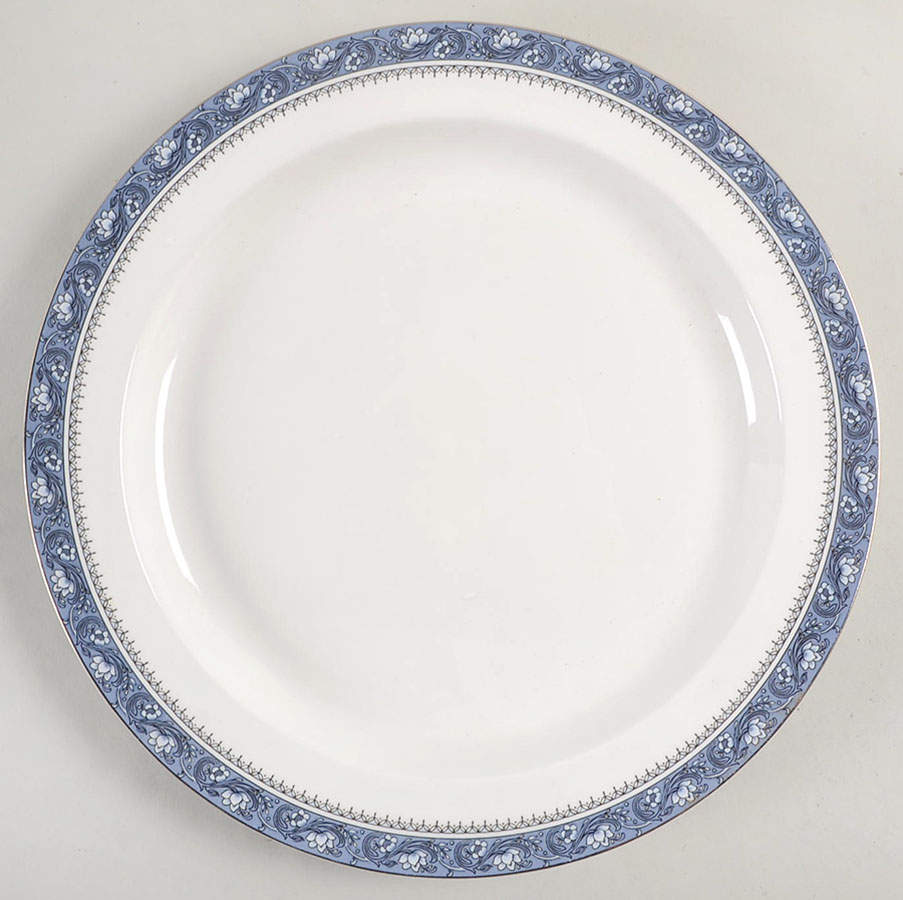 Blue Mist 12" Chop Plate (Round Platter) by John  Aynsley & Sons-1