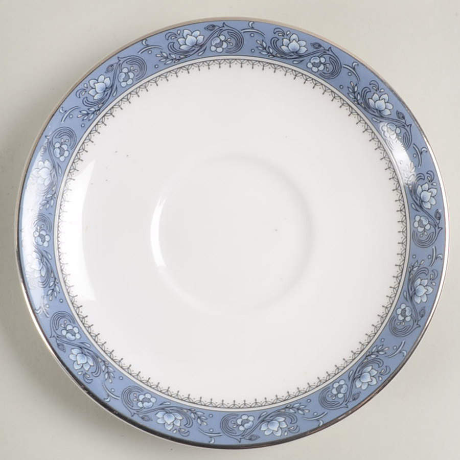 Blue Mist Saucer by John  Aynsley & Sons-1