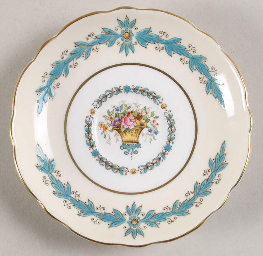 Cambridge (Scalloped) Saucer for Demitasse Cup by John  Aynsley & Sons-1