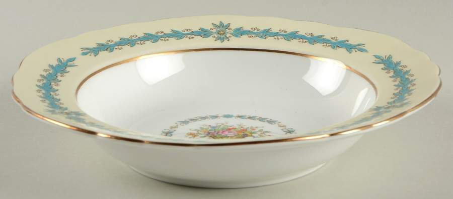 Cambridge (Scalloped) Rim Soup Bowl by John  Aynsley & Sons-1
