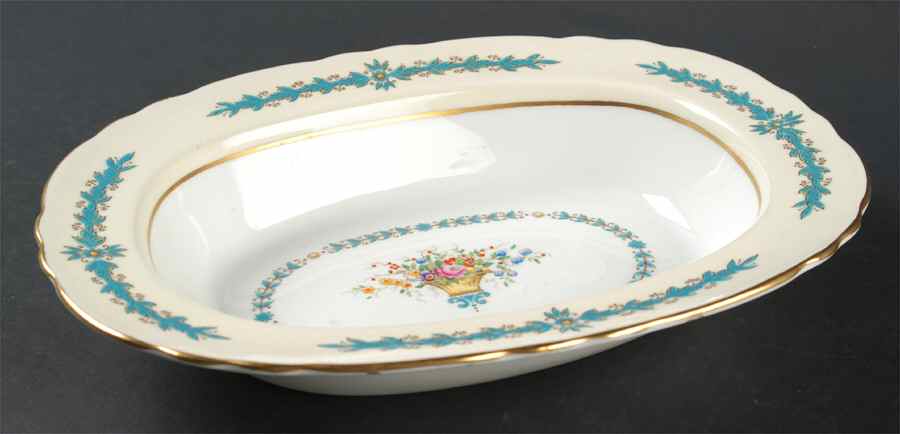 Cambridge (Scalloped) 10" Oval Vegetable Bowl by John  Aynsley & Sons-1