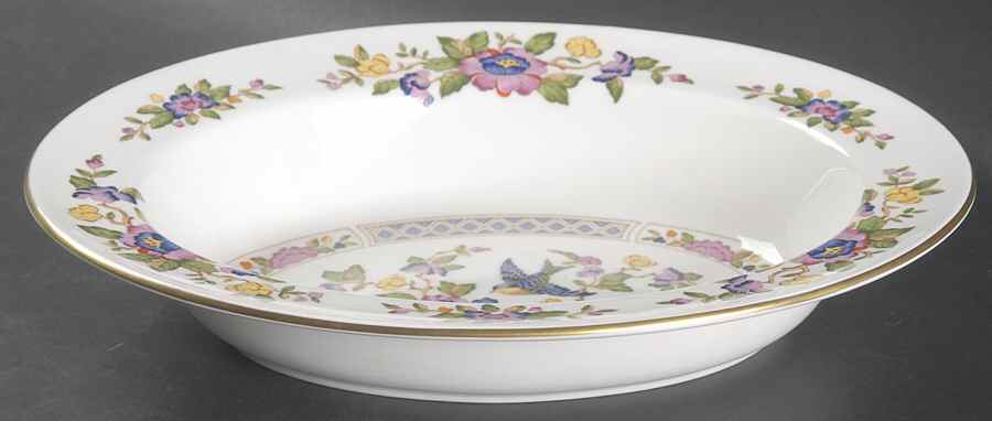 Capistrano 10" Oval Vegetable Bowl by John  Aynsley & Sons-1