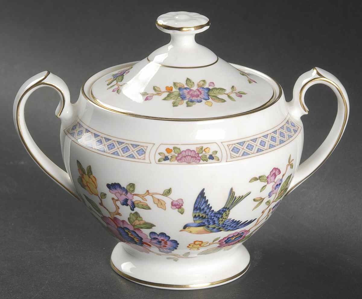 Capistrano Sugar Bowl & Lid by John  Aynsley & Sons-1