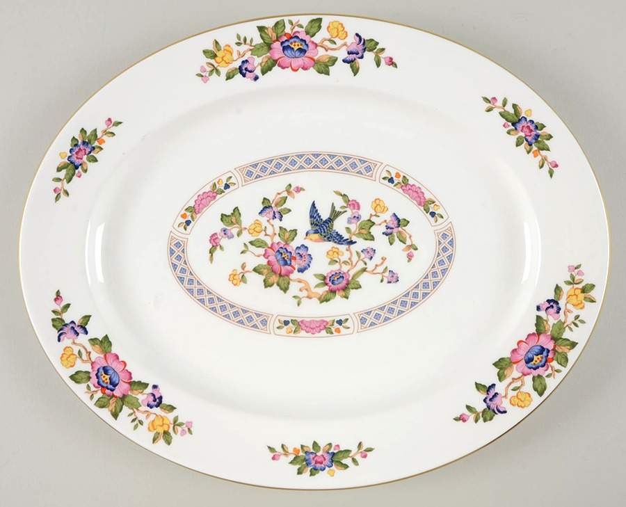 Capistrano 14" Oval Serving Platter by John  Aynsley & Sons-1
