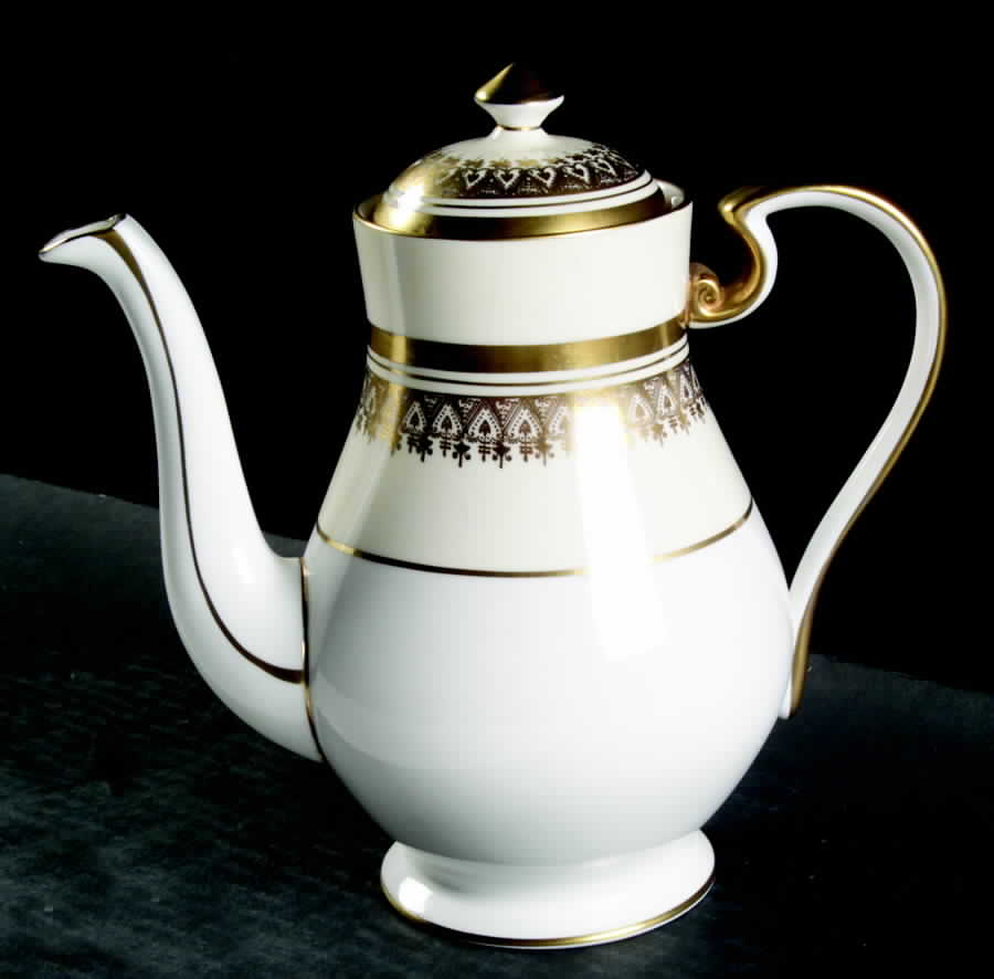 Champagne Coffee Pot & Lid by John  Aynsley & Sons-1