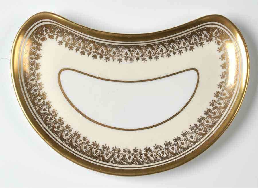 Champagne Crescent Salad Plate by John  Aynsley & Sons-1