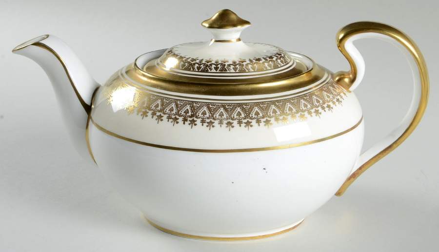 Champagne Teapot & Lid by John  Aynsley & Sons-1