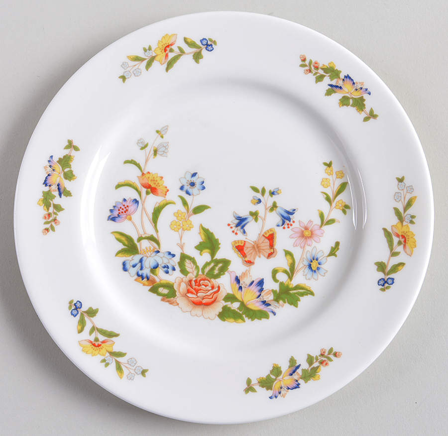 Cottage Garden Bread & Butter Plate by John  Aynsley & Sons-1