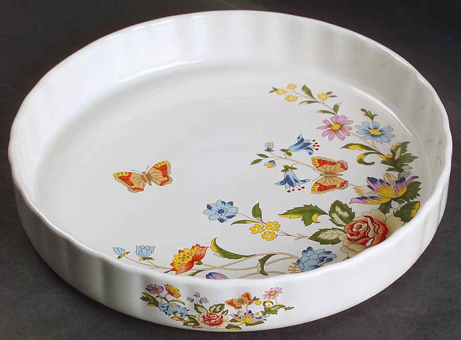 Cottage Garden 8" Quiche Oven To Table by John  Aynsley & Sons-1