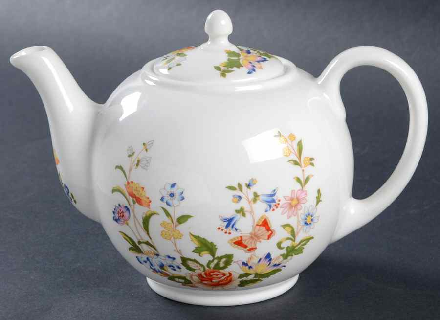 Cottage Garden Mini Teapot & Lid by John  Aynsley & Sons-1