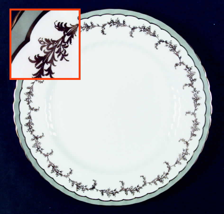 Devon Green Dinner Plate by John  Aynsley & Sons-1