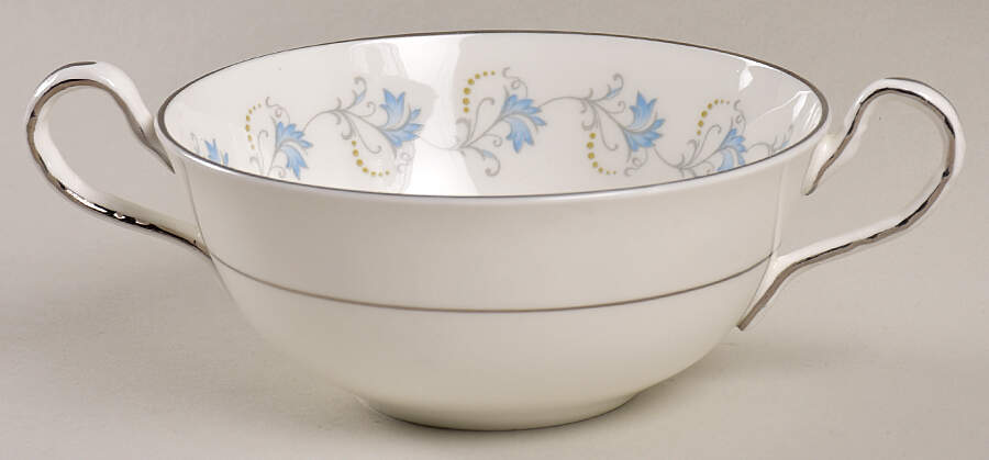 Dianne (Smooth Edge) Flat Cream Soup Bowl by John  Aynsley & Sons-1