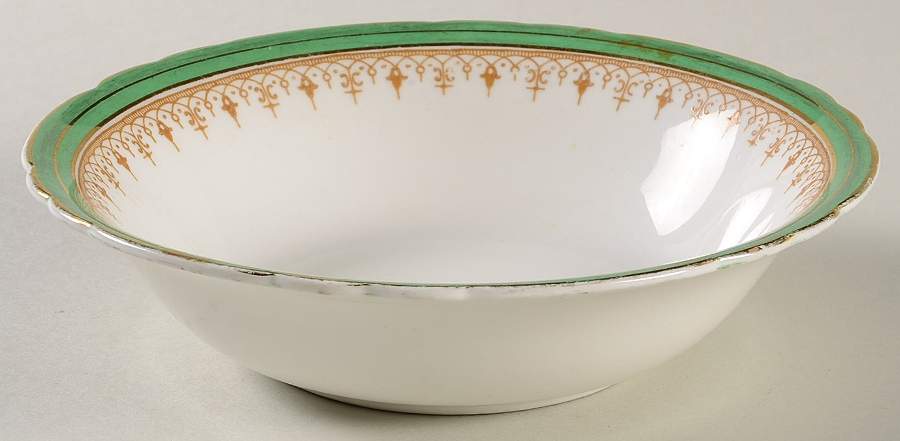 Durham Green Coupe Cereal Bowl by John  Aynsley & Sons-1