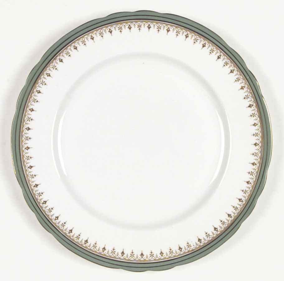 Durham Green Dinner Plate by John  Aynsley & Sons-1